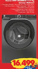 HOOVER HWP 49AMBCR/1-S 1400 DEVİR 9 KG ÇAMAŞIR MAKİNESİ